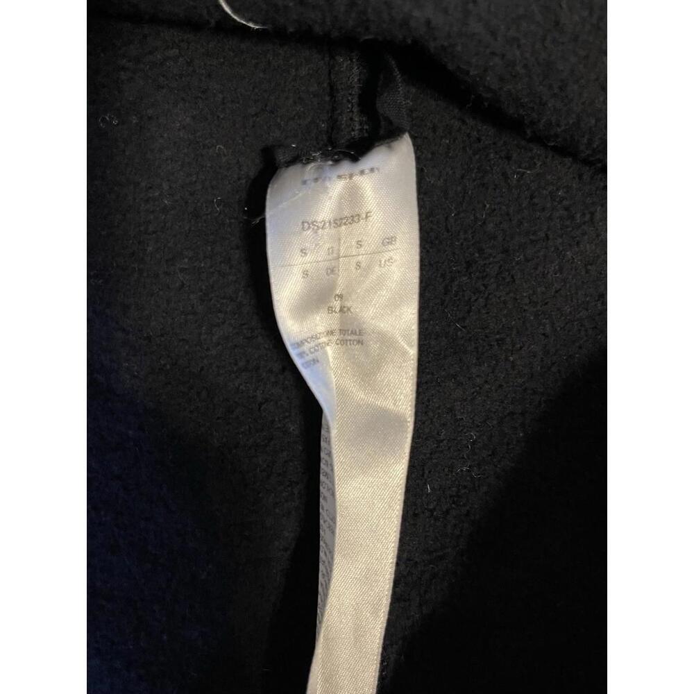 $680 Rick Owens DrkShdw Black Creatch‎ Distressed Sweatshirt size S H74 - Picture 4 of 6